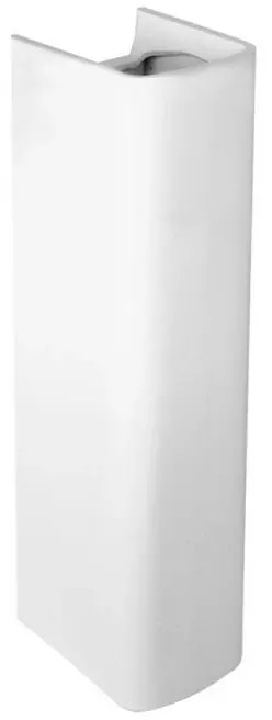 Lavabo con colonna 60 cm monoforo in ceramica lucida Ginevra