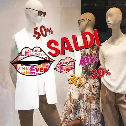 Saldi Pop Lips | Vetrofania