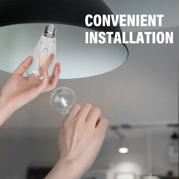 Lampadina LED FILAMENT ST64 E27/4W/230V 2700K - Aigostar