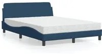 Letto con Materasso Blu 140x200 cm in Tessuto 3208410