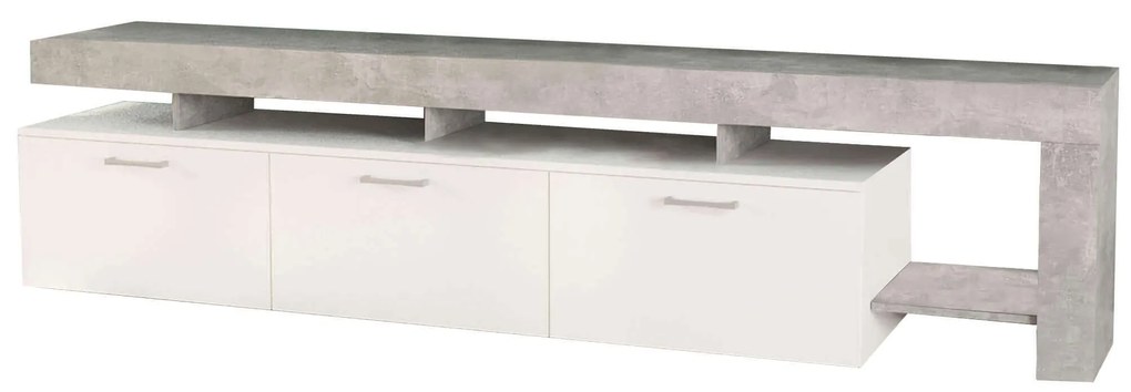 TOKE - porta tv di design con 3 cassetti