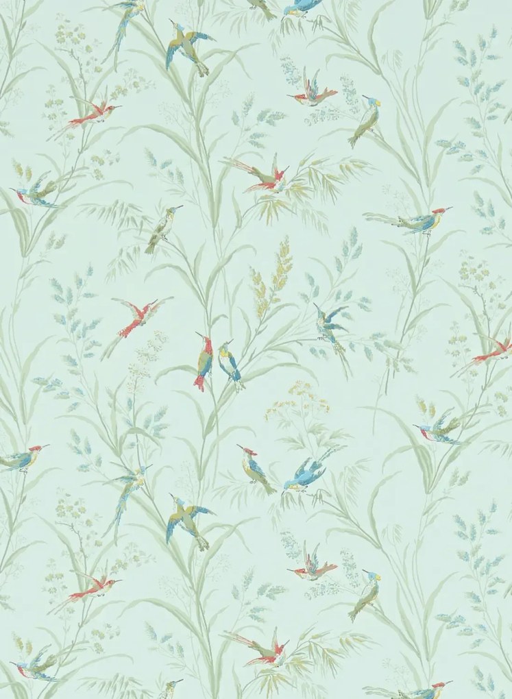 Sanderson Carta da parati Tuileries - Sage/ Multi