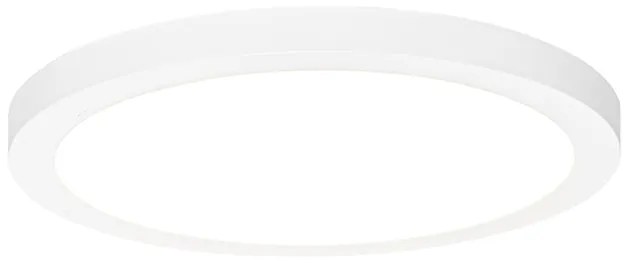 Faretto incasso o a plafone bianco 30 cm con LED dimmerabile a 3 step a luce calda - Trans