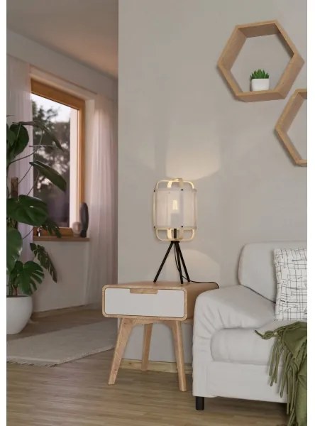 Eglo 43934 - Lampada da tavolo SURFLEET 1xE27/40W/230V