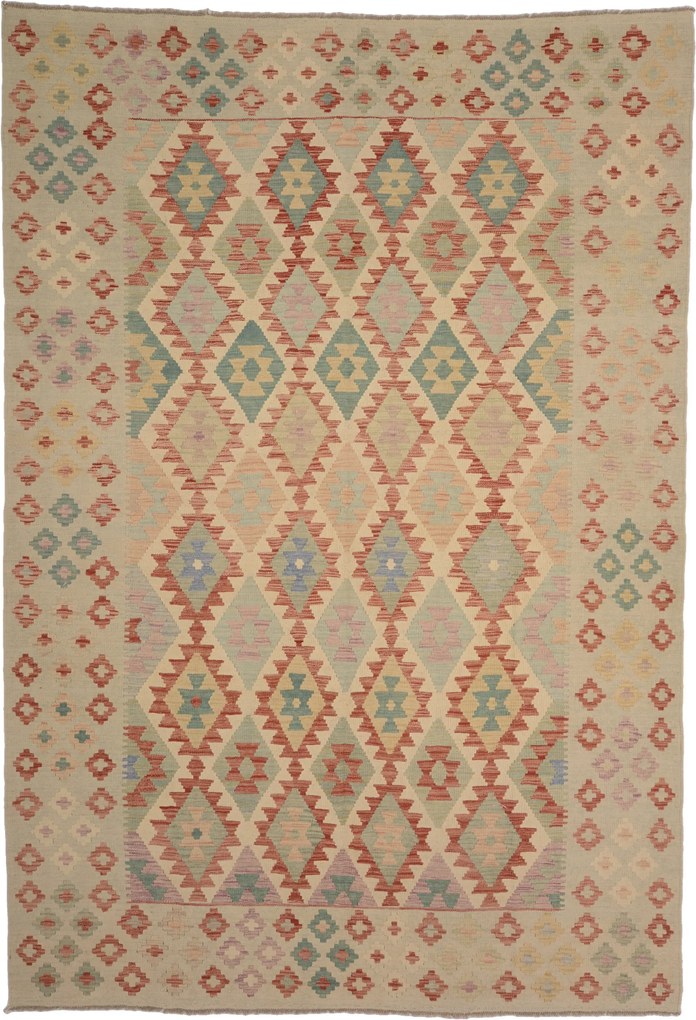 Kilim Tappeto orientale 300 x 210 (Pakistan) Annodato A Mano