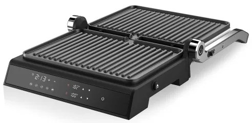 Niceboy ION Grillmaster - Griglia a contatto 2000W/230V nero/cromo opaco