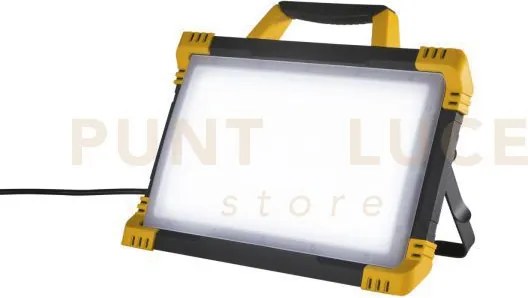 Proiettore led portatile knox giallo e nero 80w 4600-9200lm cct cav...