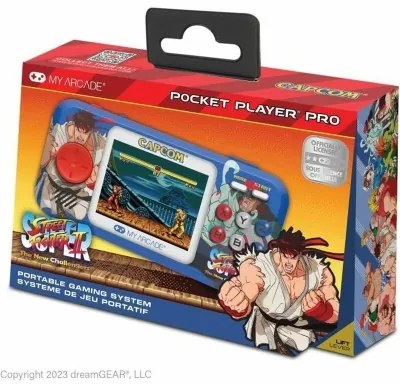 Console Portatile My Arcade Pocket Player PRO - Super Street Fighter II Retro Games