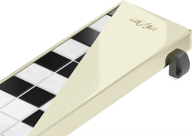 Mexen Flat M13 cover 2 in 1 per scarico lineare 50 cm, oro - 1519050