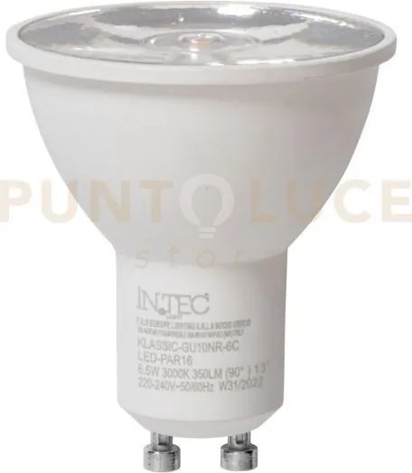 Klassic-gu10nr-6m lampadina led attacco faretto gu10 6,5w 350lm 400...