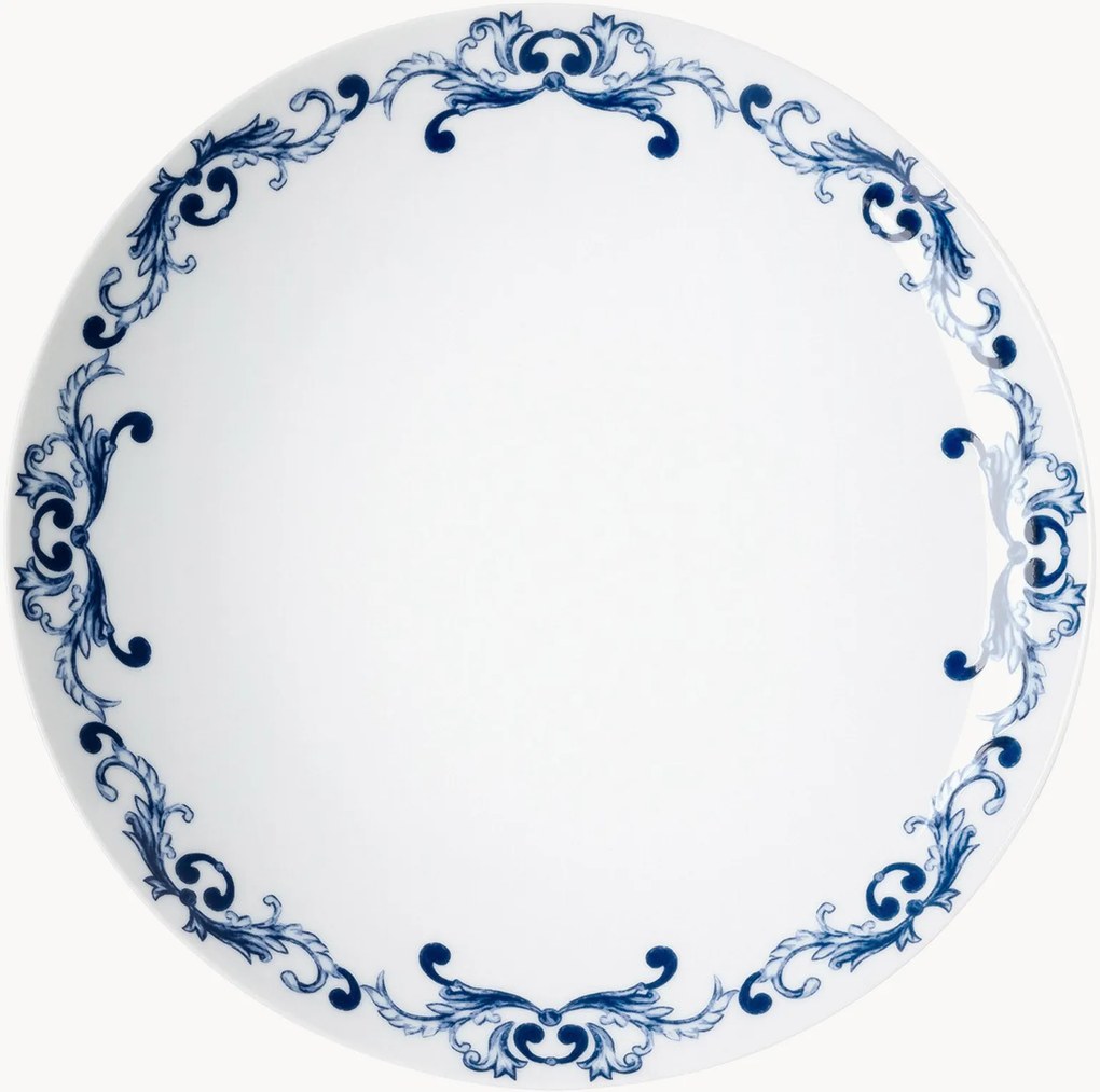 Set di 6 piatti piani in porcellana True Blue