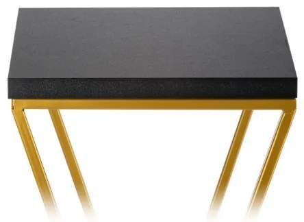 Portafiori LOFT 70x24 cm oro/nero
