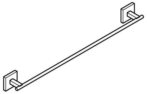 GROHE 410892430 - Porta asciugamani 600 mm nero