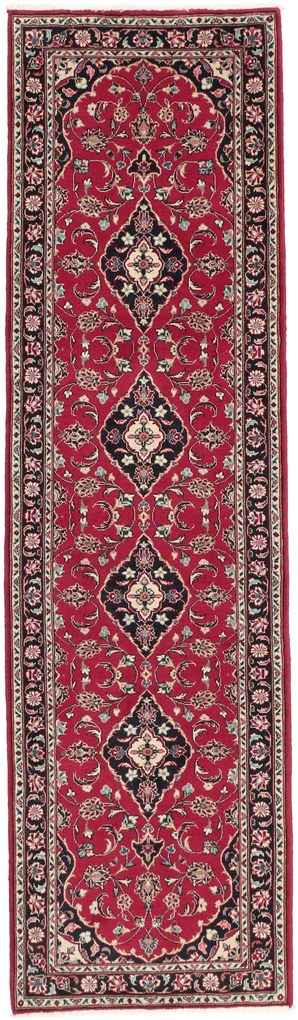 Kashan Tappeto 290x80 (Iran) Annodato A Mano