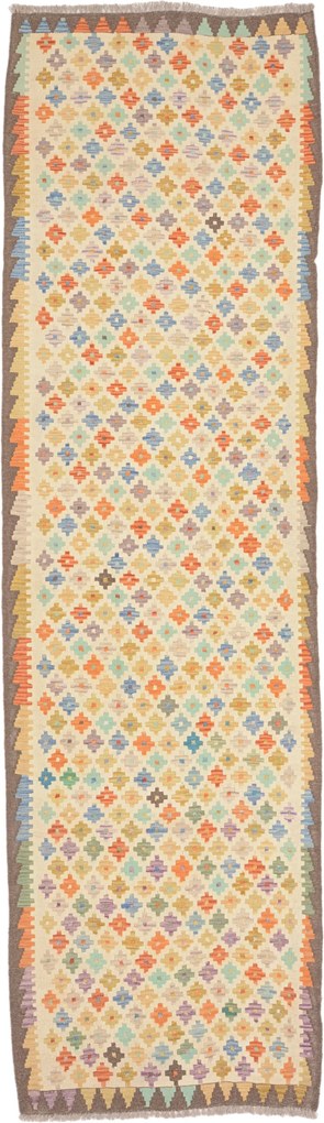 Kilim Tappeto orientale 90x300 (Afghanistan) Annodato A Mano