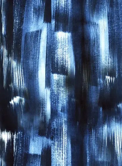 Blaue Tapete Indigo Madness von MINDTHEGAP - WP20509