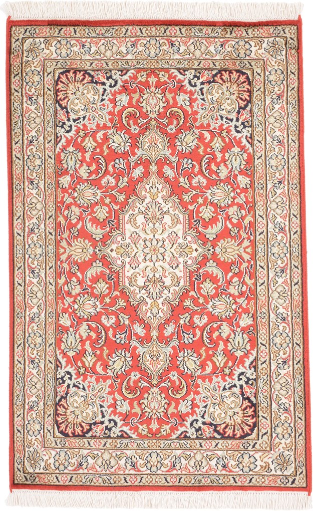 Cashmere Silk Tappeto orientale 60 x 100 (Indian) Annodato A Mano