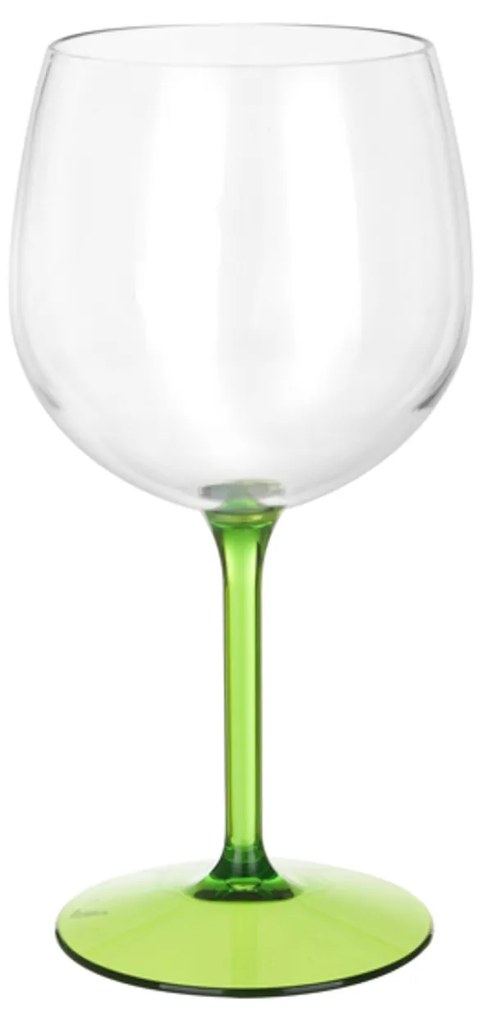 Calice vino in plastica 582 ml verde Ballon