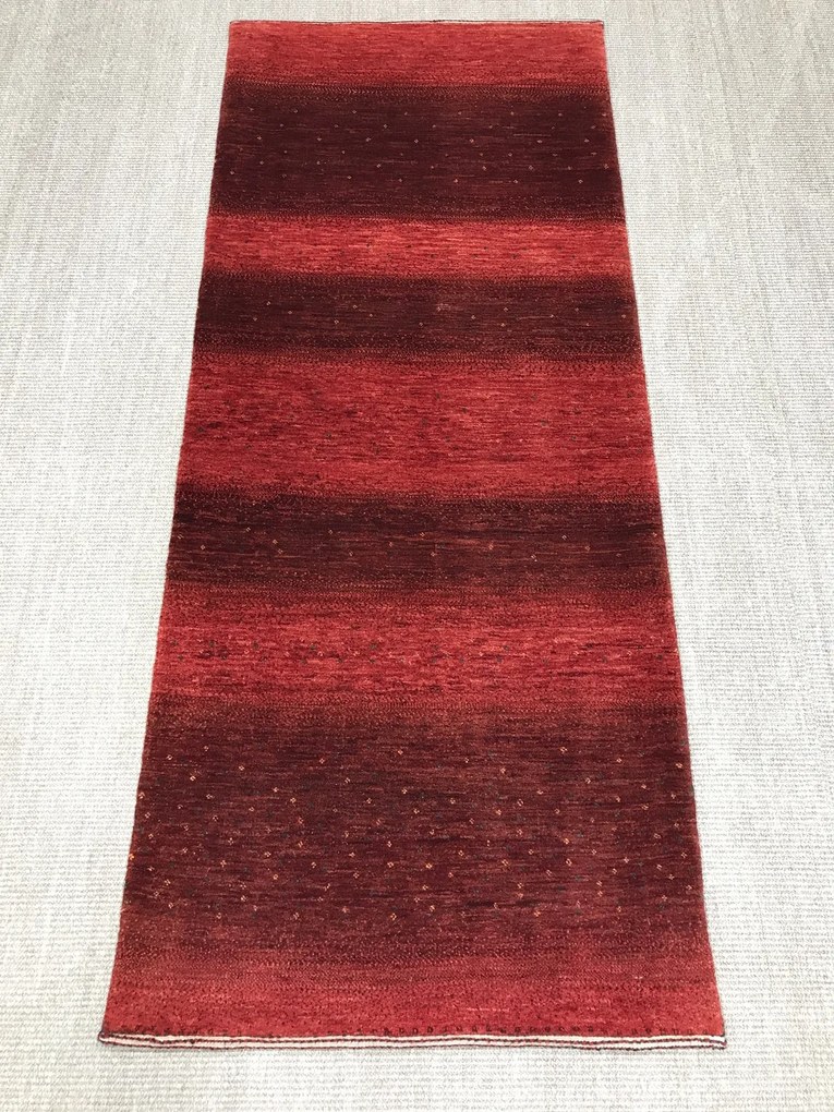 Loribaft Tappeto persiano 190x80 Rosso (Iran) Annodato A Mano