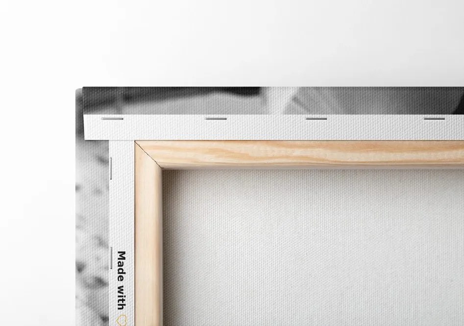 Quadro su tela – Natura morta vintage con chiave in bianco e nero