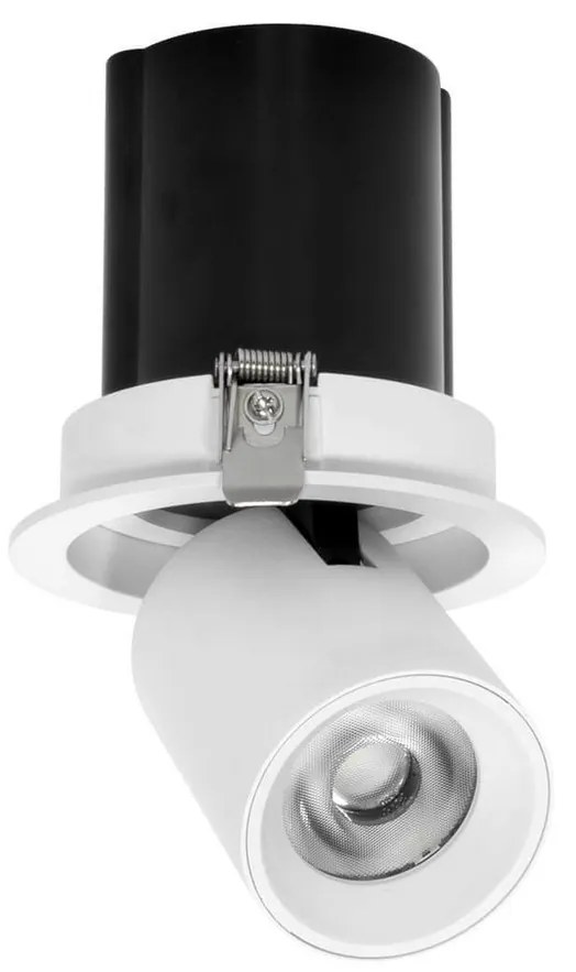 Faro LED da Incasso 15W Orientabile CCT Bianco Variabile Foro Ø75mm Colore Bianco Variabile CCT