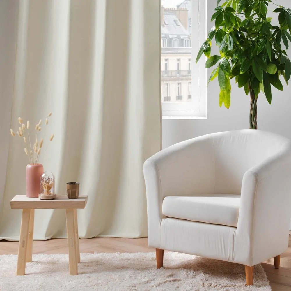 Tenda termoisolante beige in microfibra 135x260 cm Micropolar – douceur d'intérieur