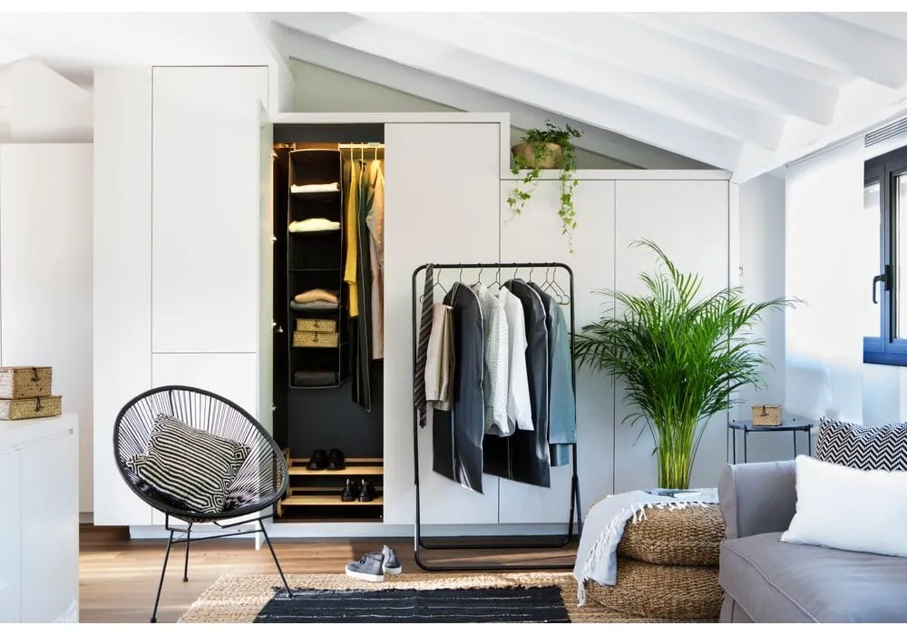 Organizzatore pensile nero con 6 scomparti Indumenti So Urban - Compactor