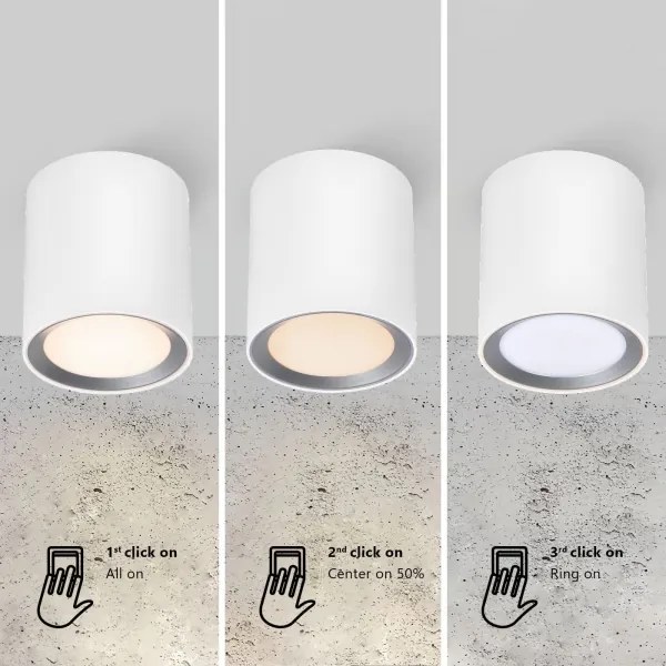 Nordlux - Faretto da bagno LANDON LED/6,5W/230V IP44 bianco