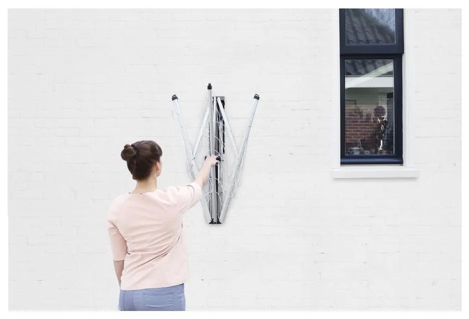 Stendino da giardino da parete WallFix 24m – Brabantia