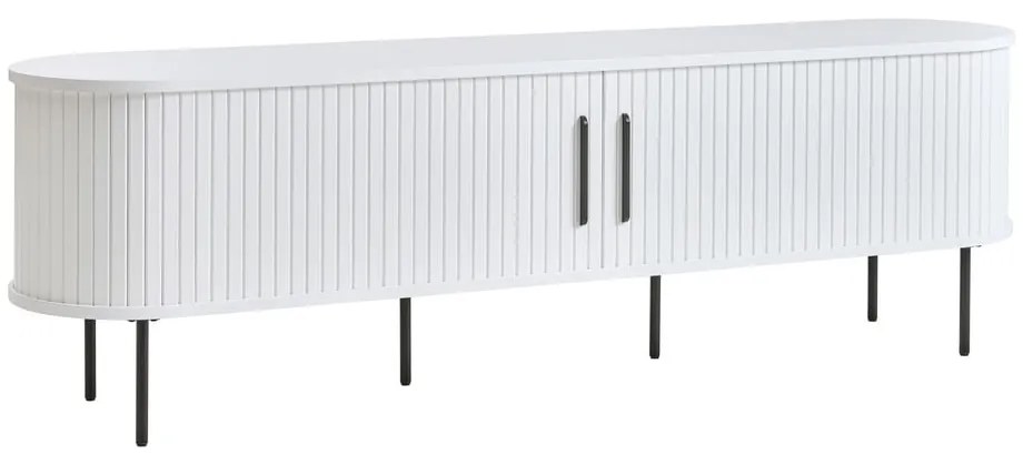 Mobile TV bianco 180x56x45 cm Nola – Unique Furniture