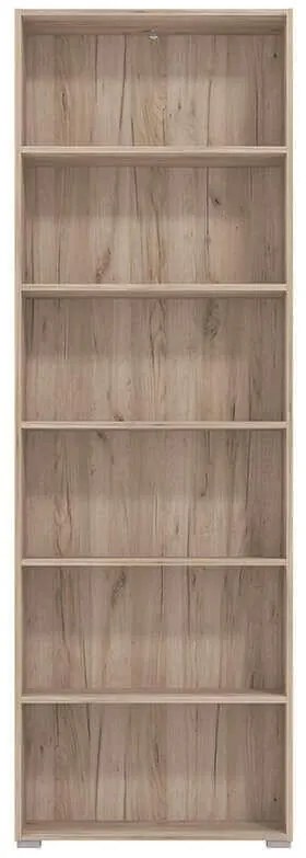 MADDIE - libreria sei ripiani moderno minimal in legno