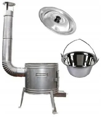 Set di calderoni in acciaio inox