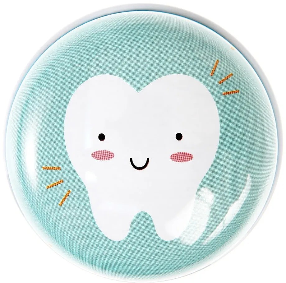 Scatola di latta verde chiaro Tooth Fairy - Rex London