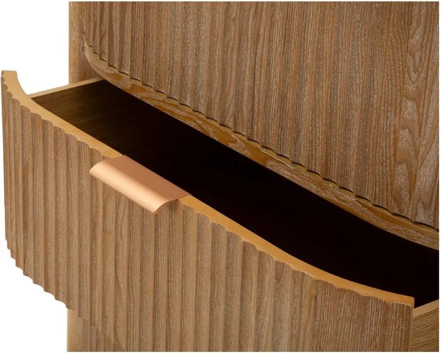 Cassettiera di colore naturale in abete massiccio 80,5x82x47 cm Gothenburg – Mauro Ferretti