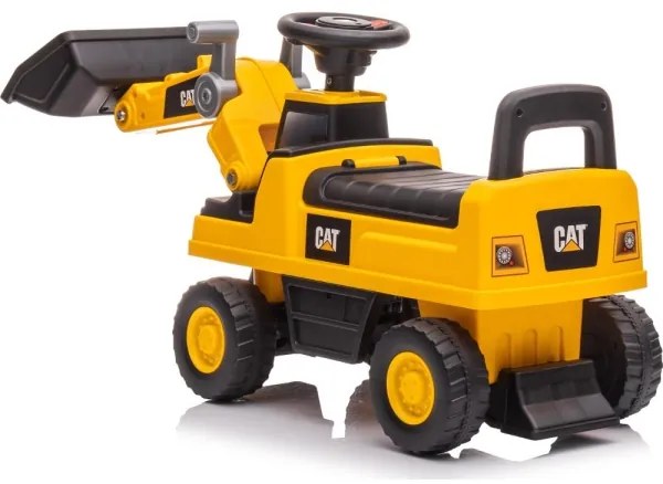 Bici a spinta caricatore CAT 2xAA giallo/nero