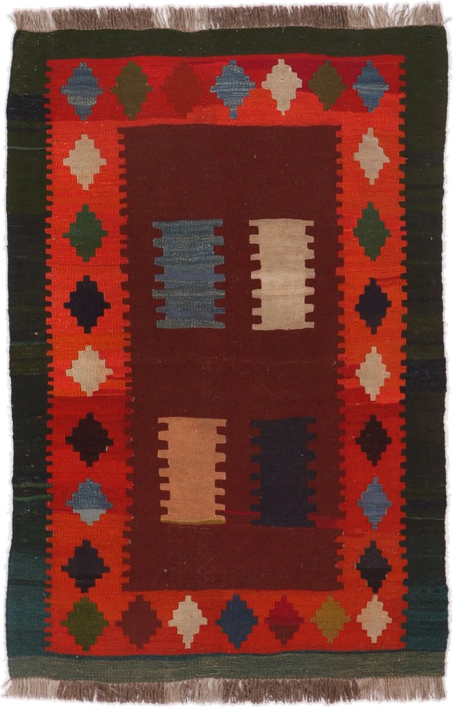 Kilim Tappeto persiano 150x100 (Iran) Tessuto A Mano