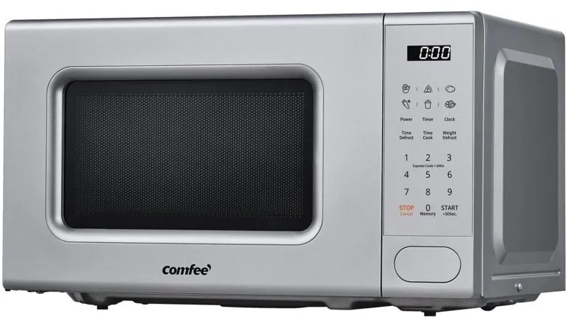 Comfee - Forno a Microonde Digitale, 700W, 20L, 6 Menù Preimpostati, Express Cook, 11 Livelli di Potenza, Scongelamento, Funzione di Memorizzazione
