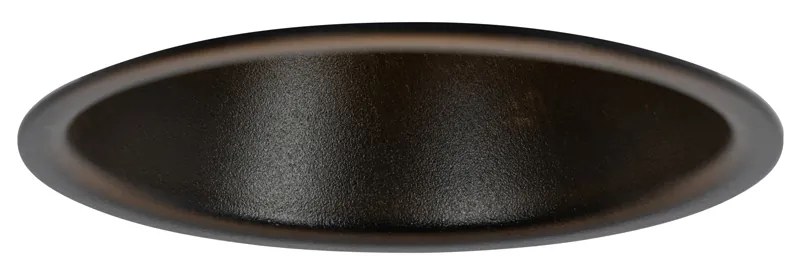 Set di 12 faretti incasso neri GU10 50mm IP44 - Dept