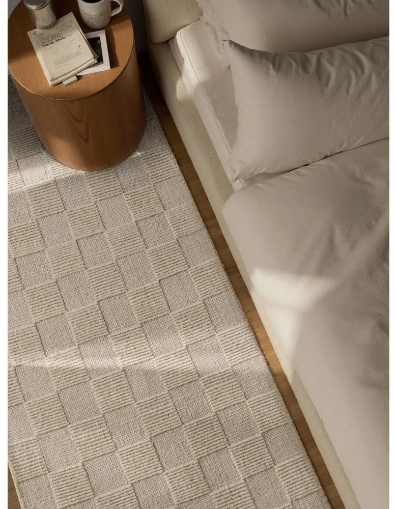 Passatoia color crema in lana tessuta a mano 80x200 cm Scala – Villeroy&Boch