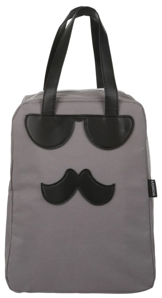 Borsa termica porta pranzo baffi grigio 11 L Cooler