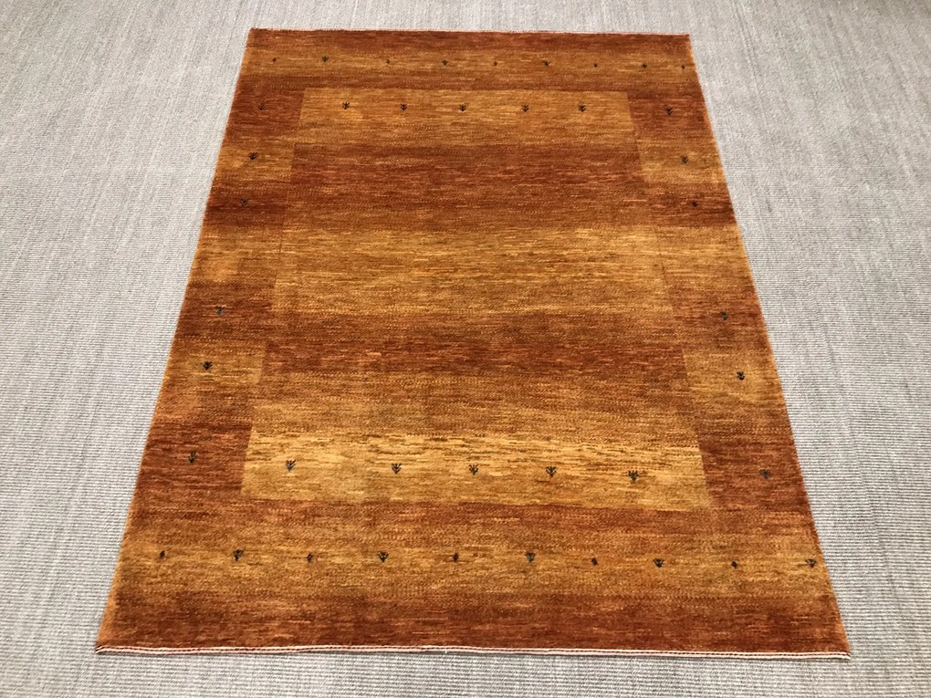 Loribaft Tappeto 150x200 Giallo (Iran) Annodato A Mano