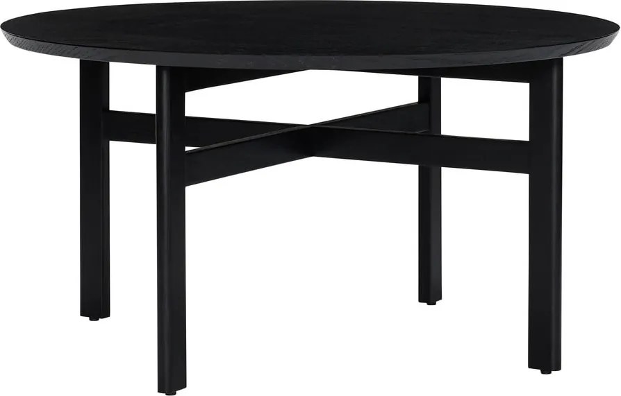 Tavolino da caffè rotondo nero ø 80 cm Fjord - Hübsch