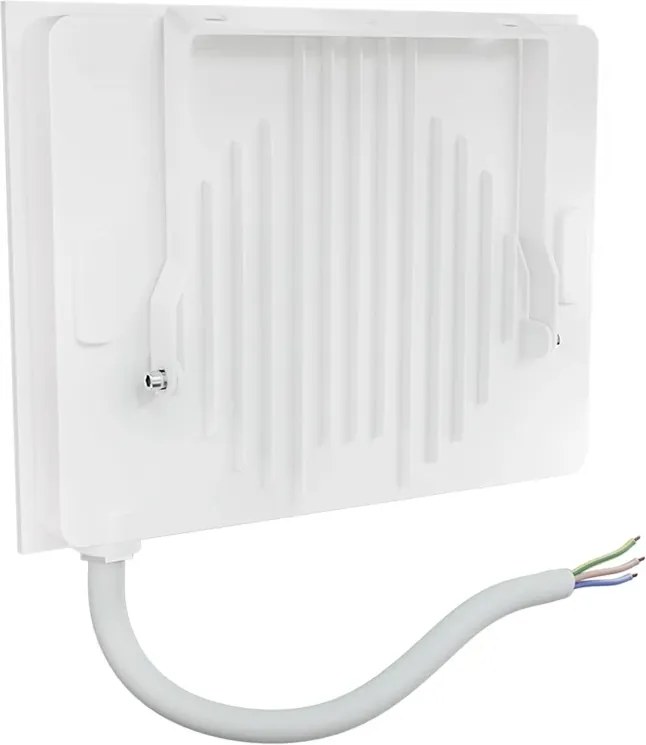 Faro LED 50W IP65 in Alluminio Bianco con OSRAM chip LED Colore Bianco Freddo 6.500K