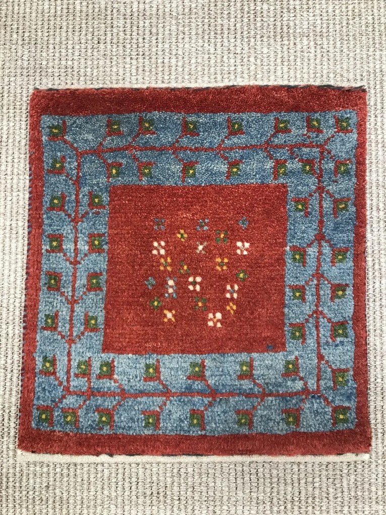 Gabbeh Tappeto persiano 40x40 Rosso (Iran) Annodato A Mano