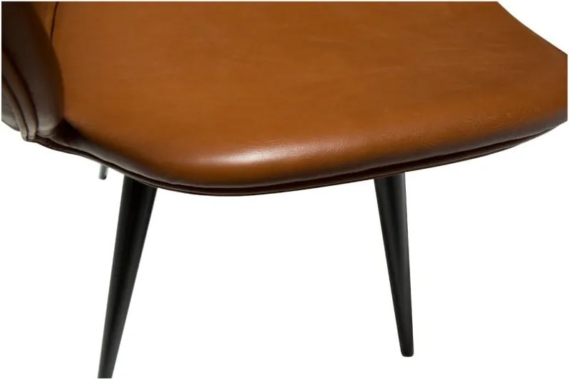 Sedia in similpelle marrone Cloud - DAN-FORM Denmark