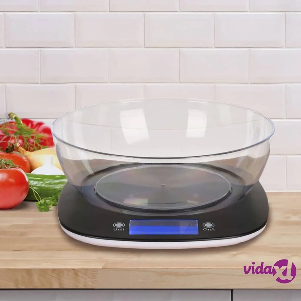 Excellent Houseware Bilancia da Cucina con Ciotola 1,4 L