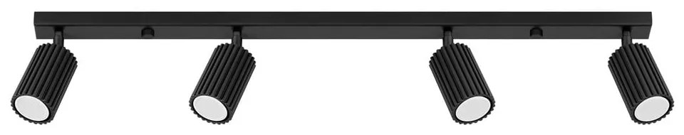 Faretto nero 6,5x81 cm Gleam – Sollux