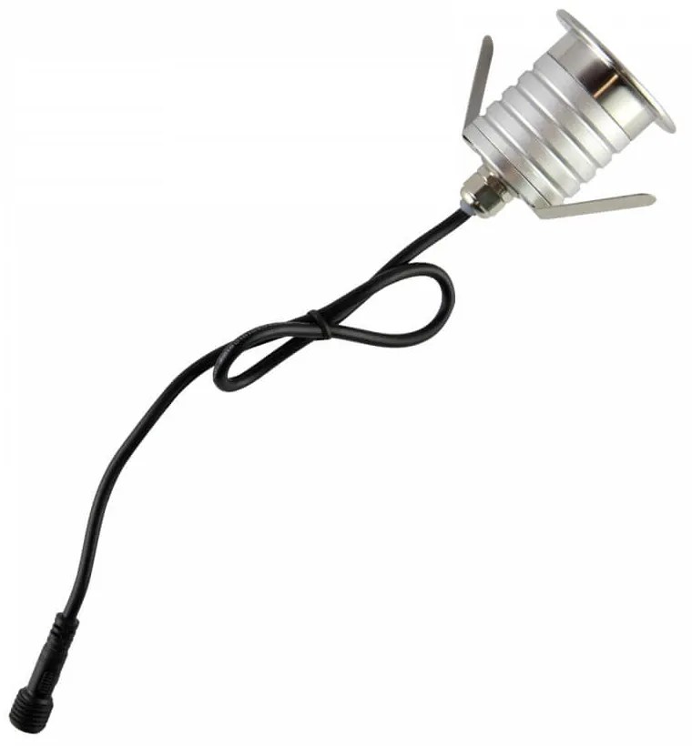 Faretto LED 3W, IP67, 10° Taglio di Luce, Professional Colore Bianco Caldo 2.700K