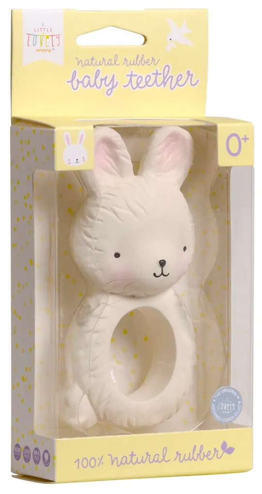 A Little Lovely Company - anello dentizione in gomma naturale - coniglietto