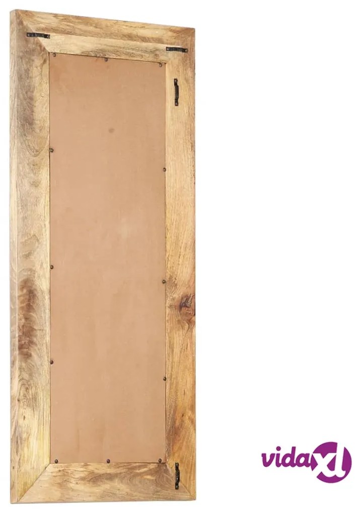 vidaXL Specchio Intagliato a Mano 110x50x2,6 cm in Massello di Mango
